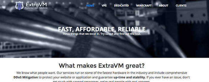ExtraVM - $3/mo KVM 1核 512M 7G 1T 500M 加拿大 / 法国